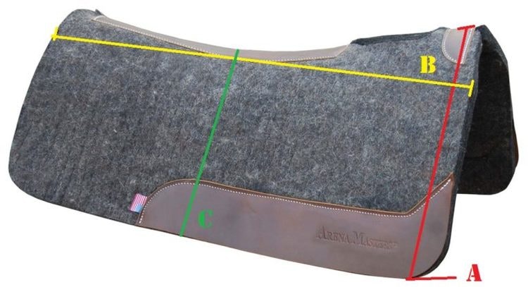 ergonomisk filt pad "Arena Master"  32 tum
