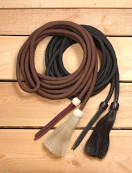 Nylon Mecate Rep för Bosal 1/2 tum svart