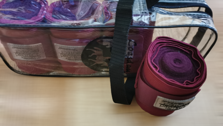 Kombi-Elastik-Fleece bandage (set med 4 st.)