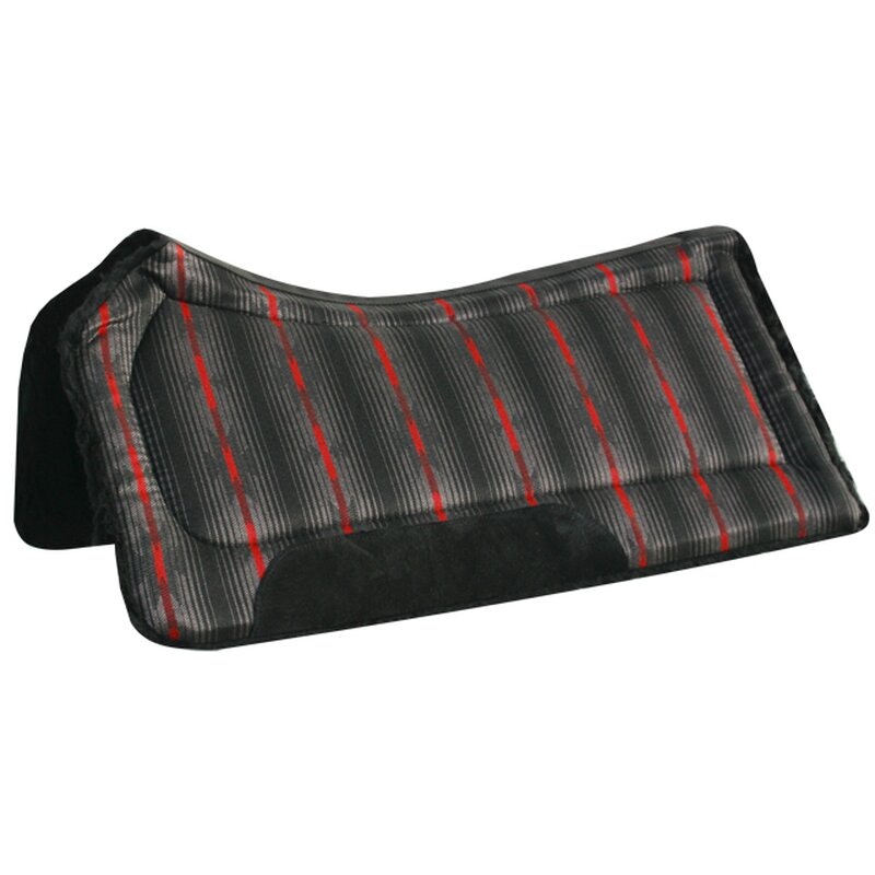 Western Pad "Southwest"  anatomic svart /röd