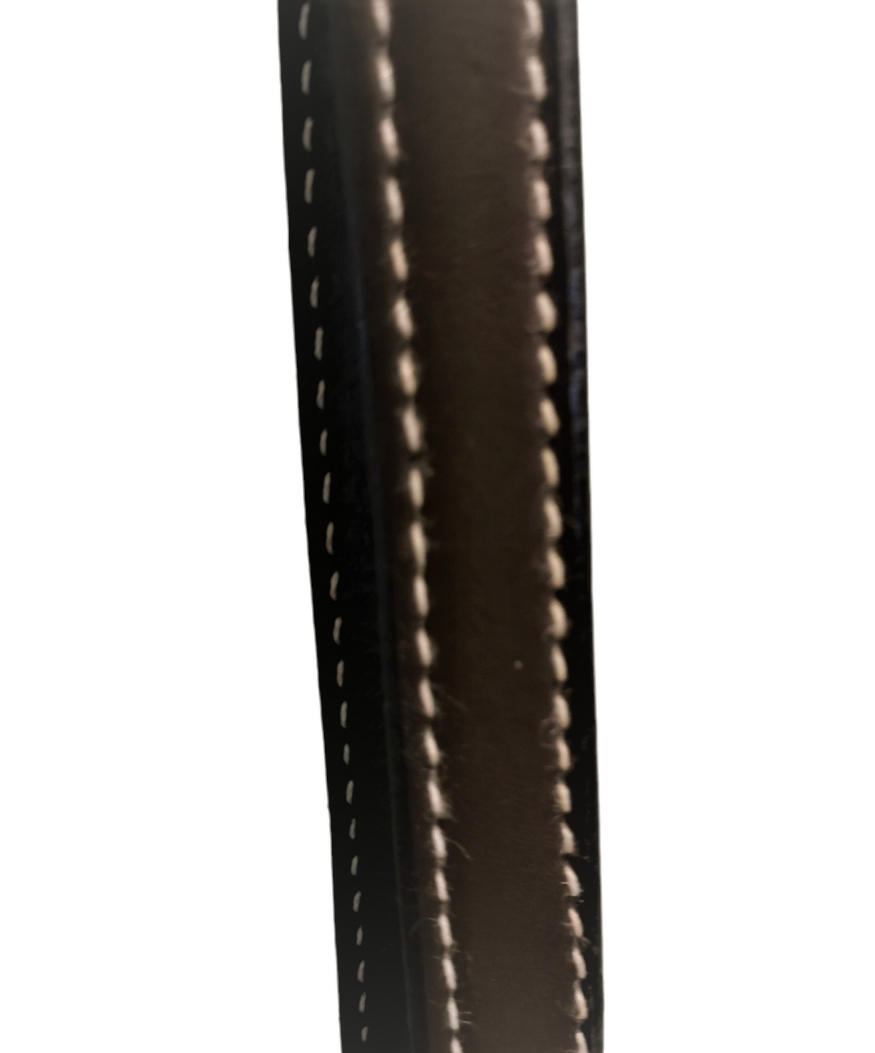 westerntyglar dubbelsydda 5/8 tum mörkbrun