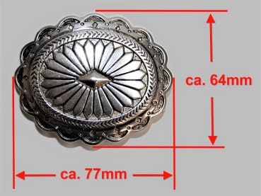 Bälte buckle oval "southwest "