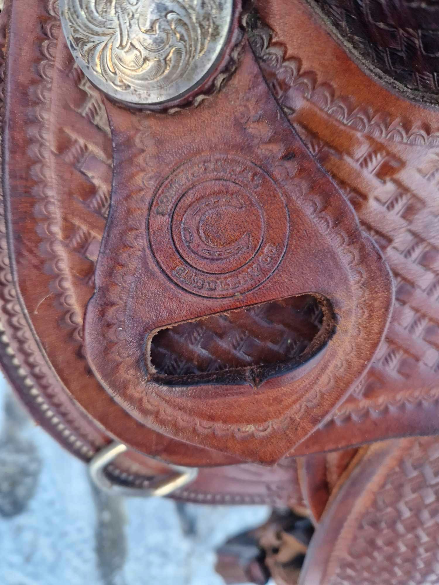 Continental western sadel (X)FQ 15 tum med fin mönster