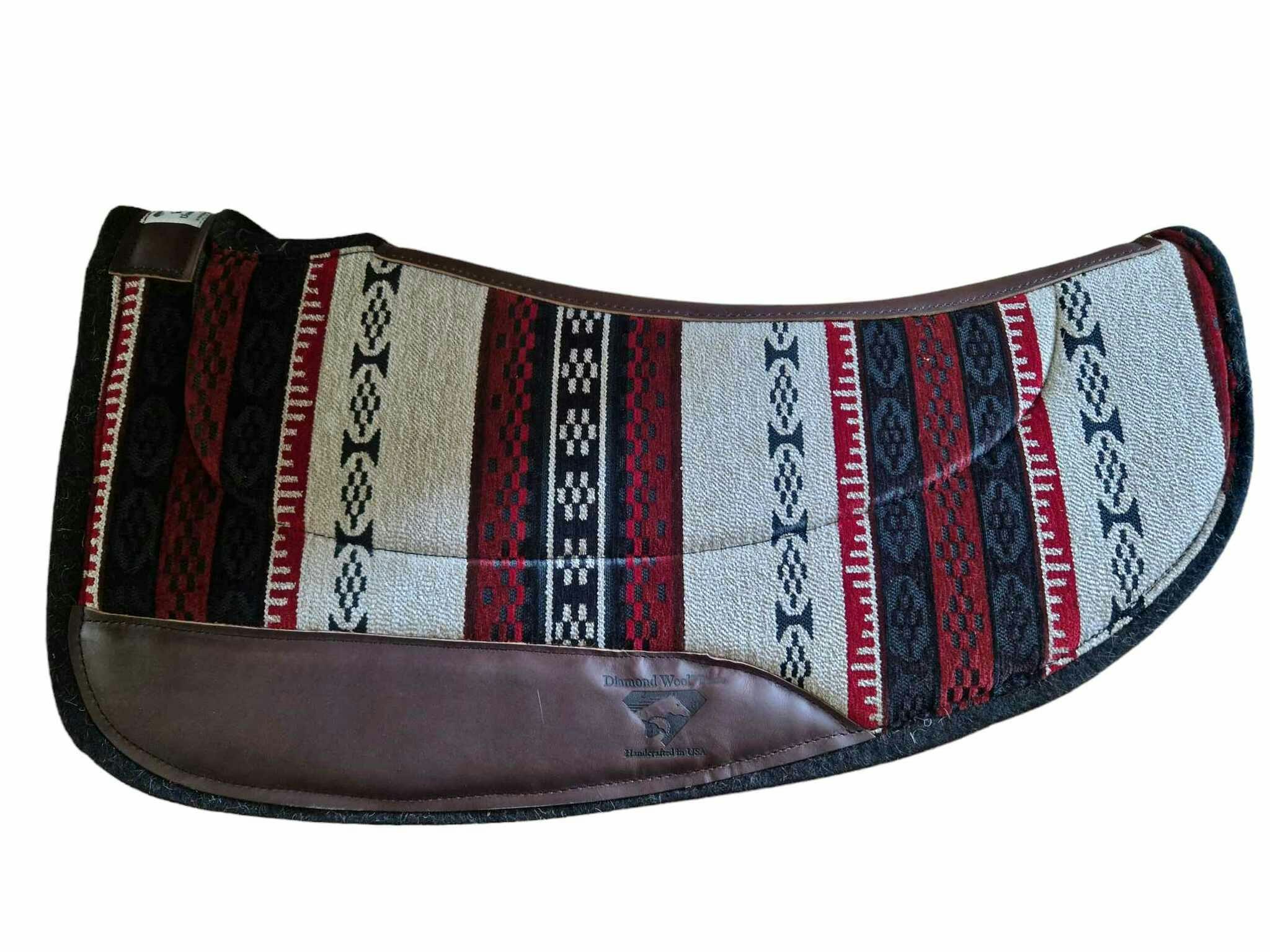 Diamond wool round contoured ranch pad 30 x 30 tum