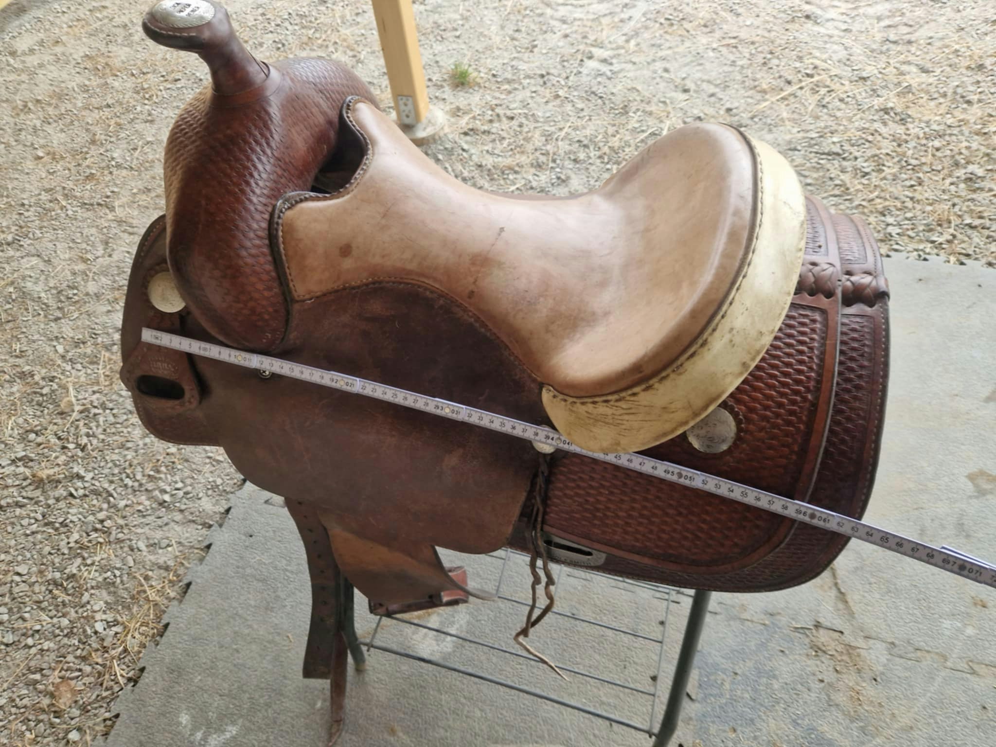 Dick Pieper Reiner NRHA westernsadel 15 tum