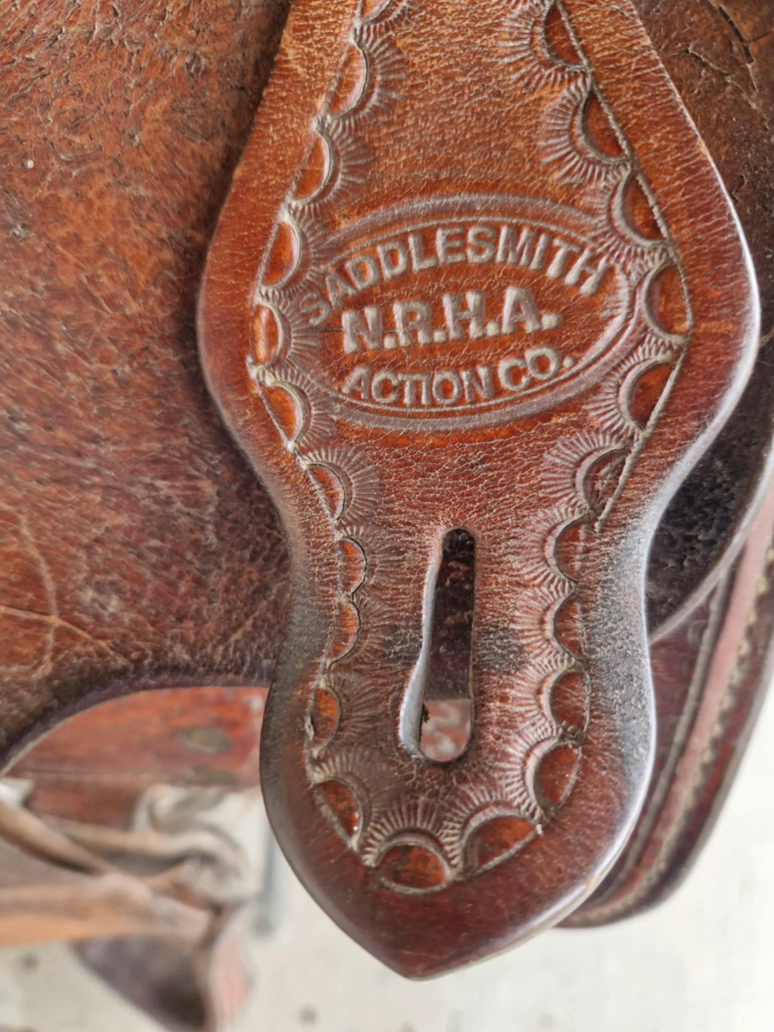 Dick Pieper Reiner NRHA westernsadel 15 tum