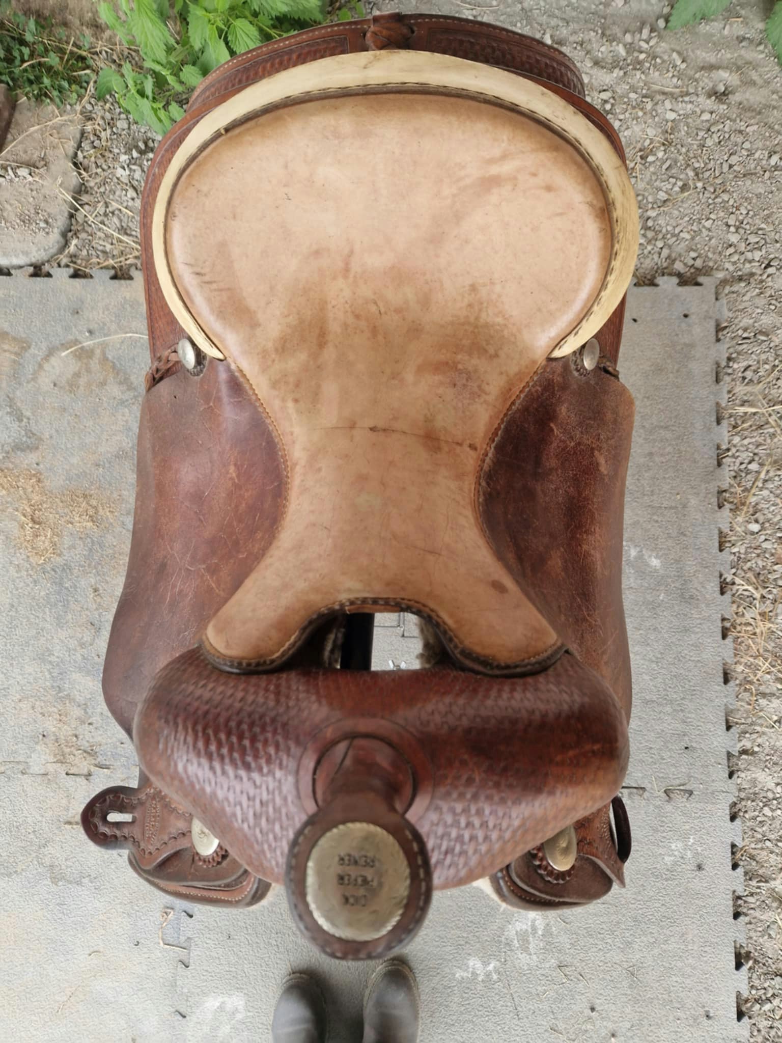 Dick Pieper Reiner NRHA westernsadel 15 tum