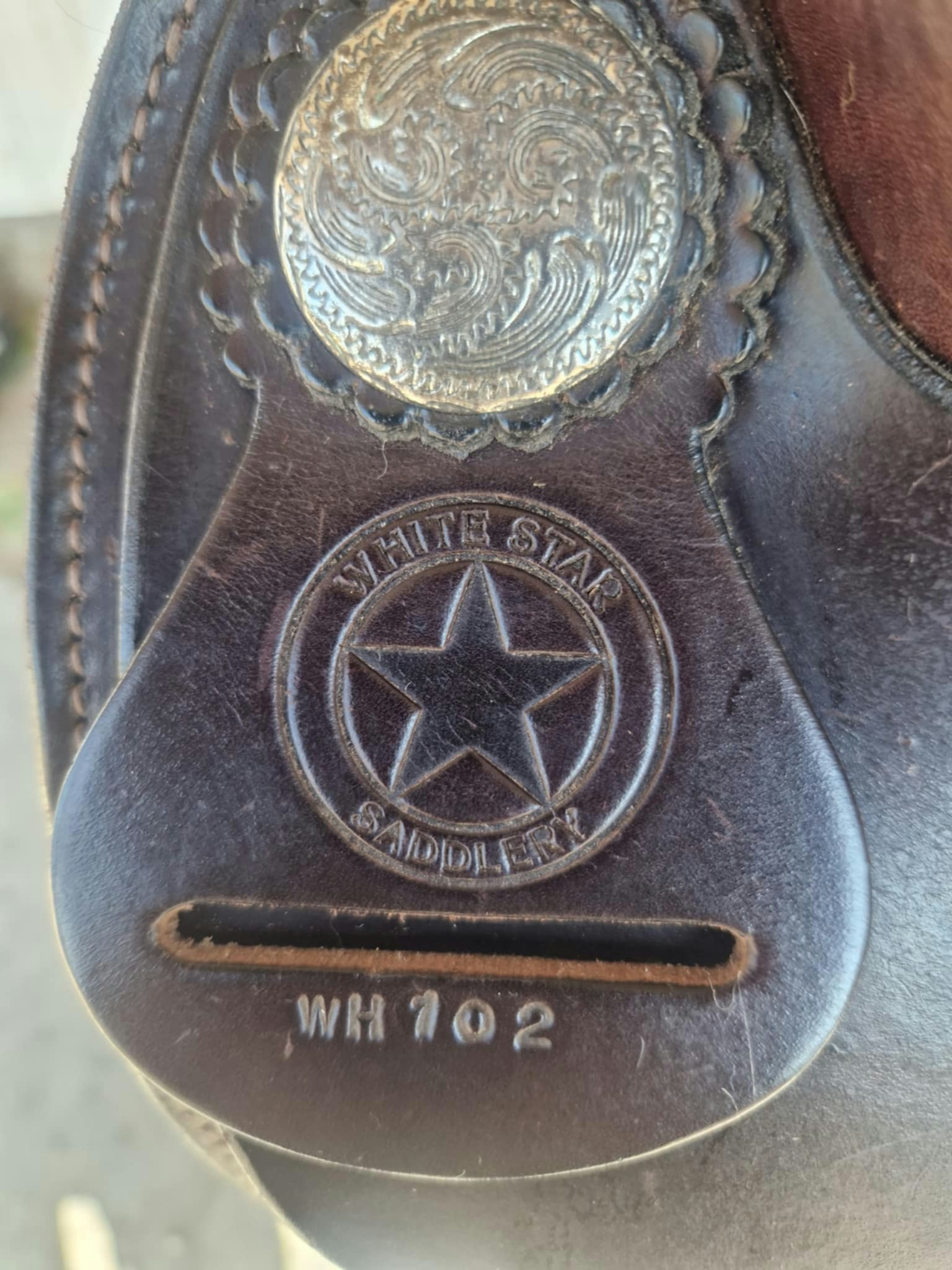 westernsadel white star  SQ 15,5