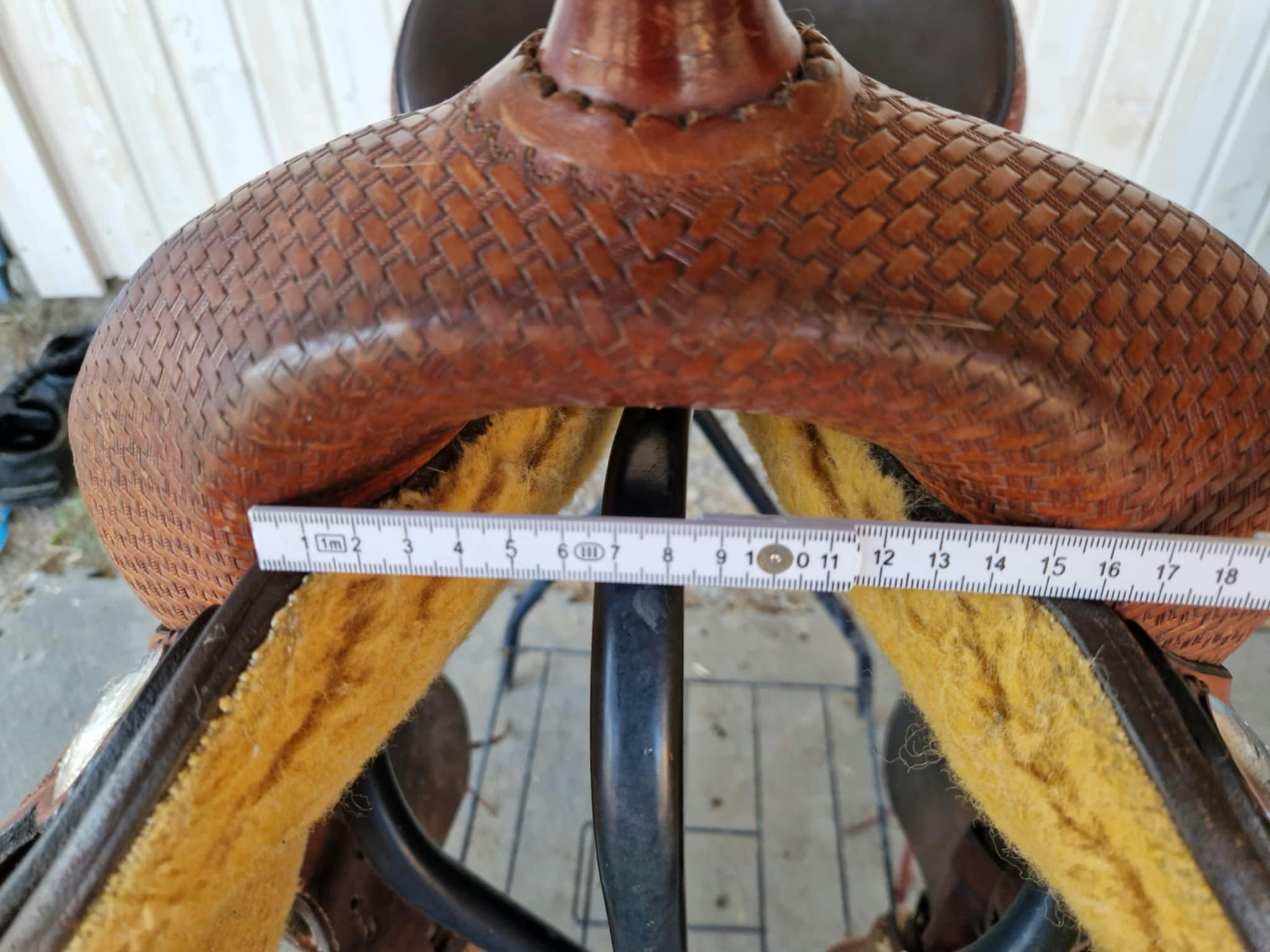Crates westernsadel reining butterfly 9221-3 15,5 tum