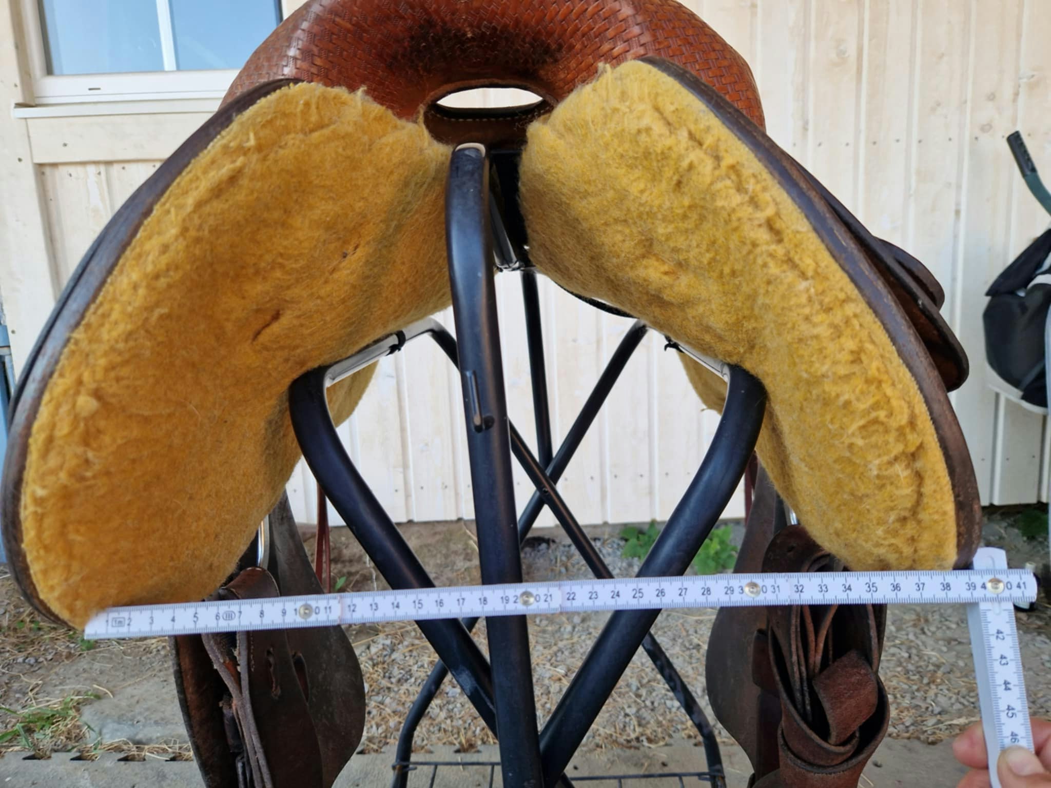 Crates westernsadel reining butterfly 9221-3 15,5 tum
