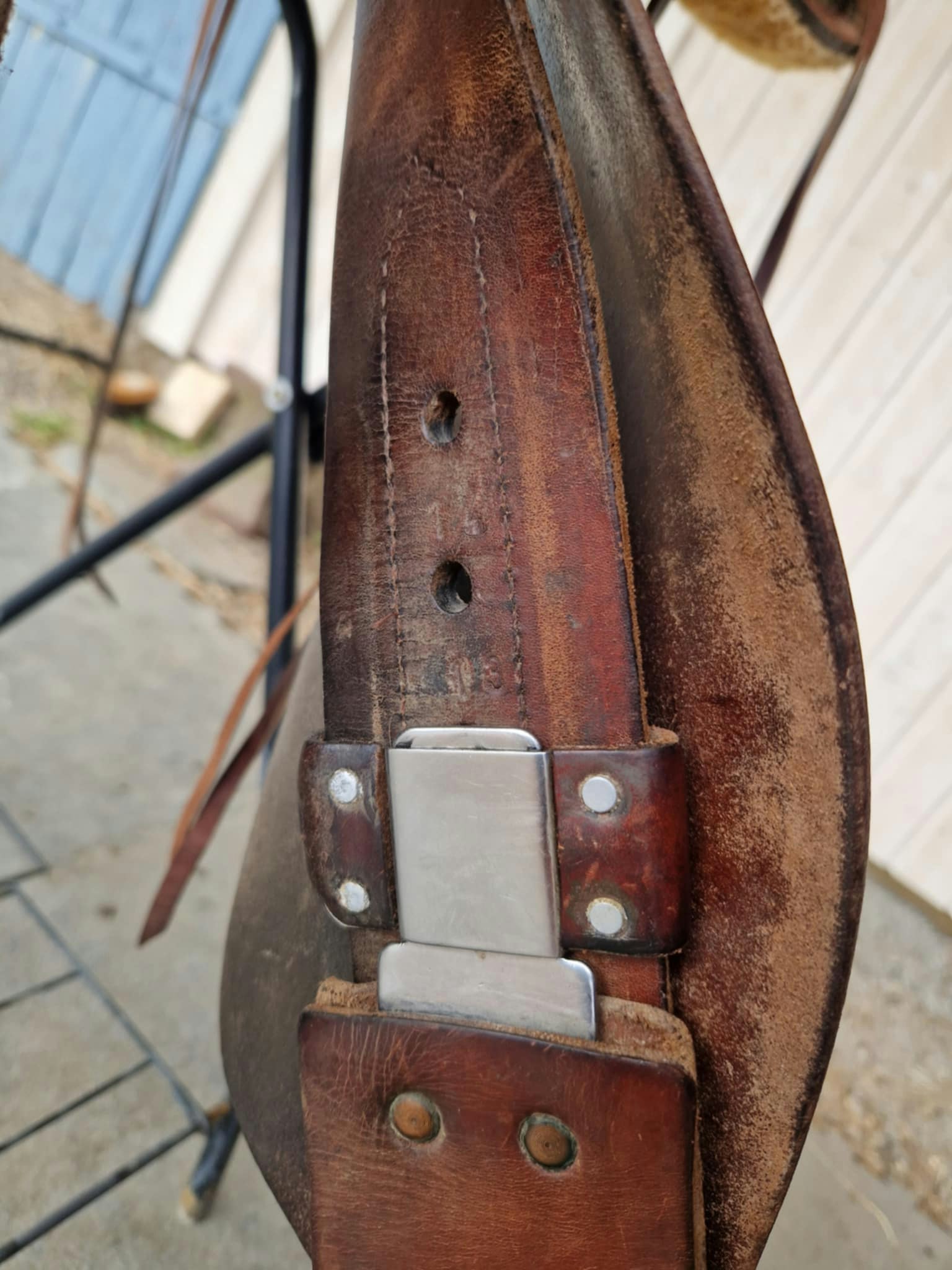 Nomad westernsadel med jättebredd FQ bom 16 tum