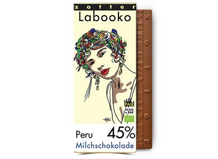 Mjölkchoklad Peru 45%