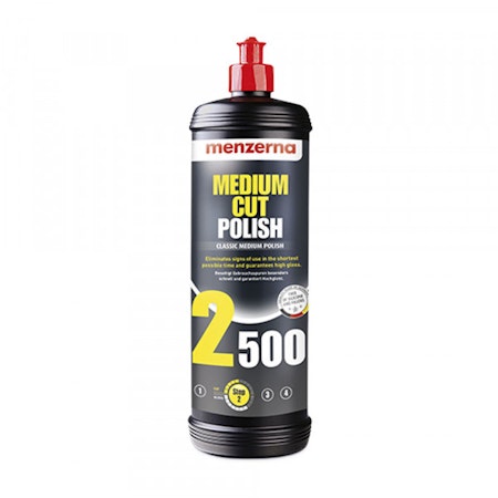 Menzerna Medium Polish 2500, Rubbing / Polishing (1 steg)