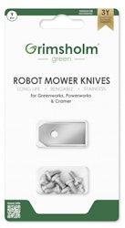 Knivar till Greenworks, Powerworks, Cramer, 9-pack