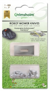 Knivar "turn-around" till Automower, Gardena m.fl, 9-pack
