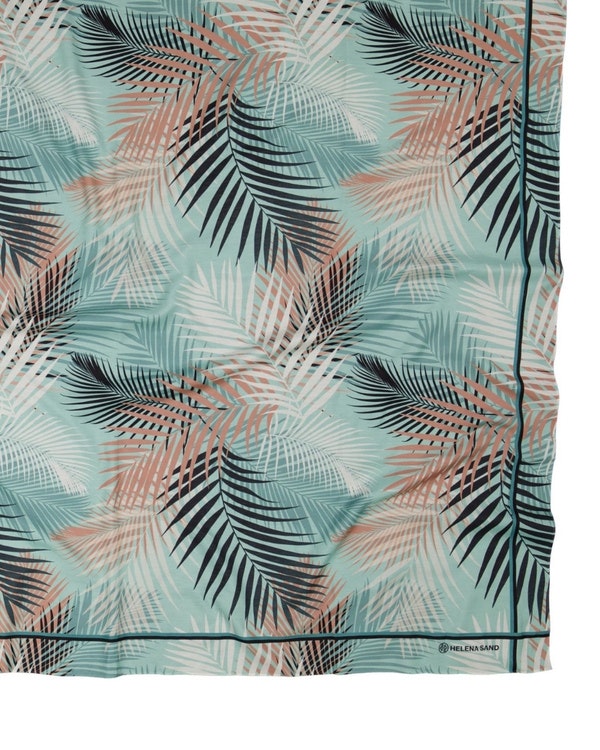 Palm leaf Sarong AQUA