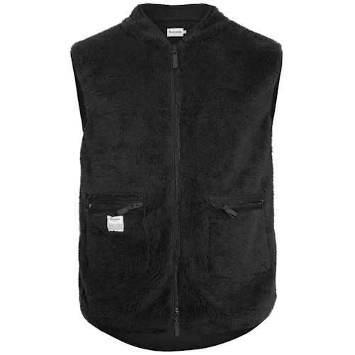 Fleece Vest Recycled | Black