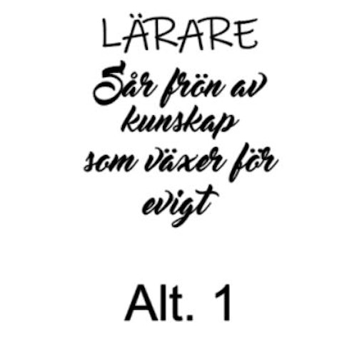 DEKAL, LÄRARE