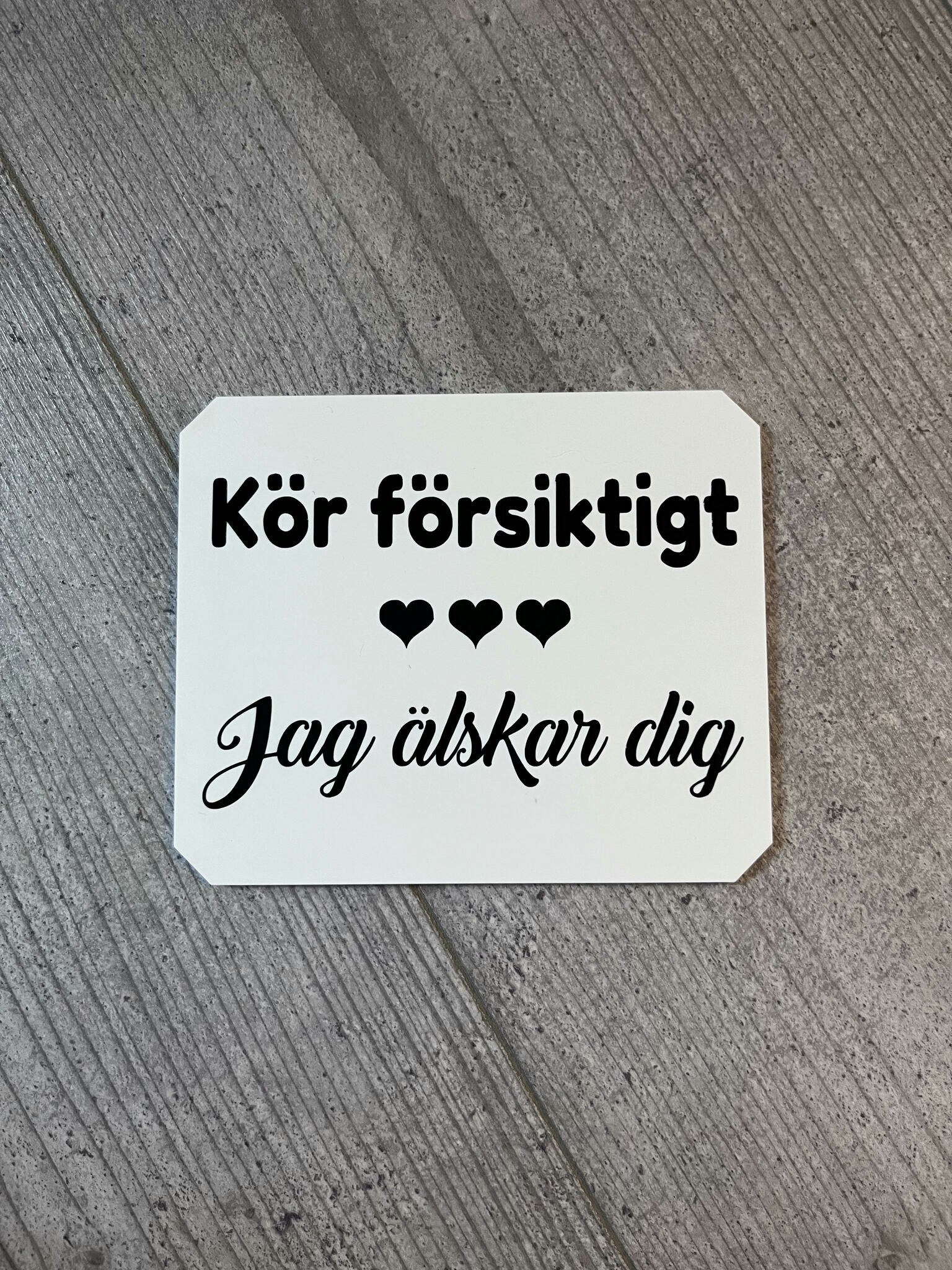 ISSKRAPA, KÖR FÖRSIKTIGT (jag älskar dig)