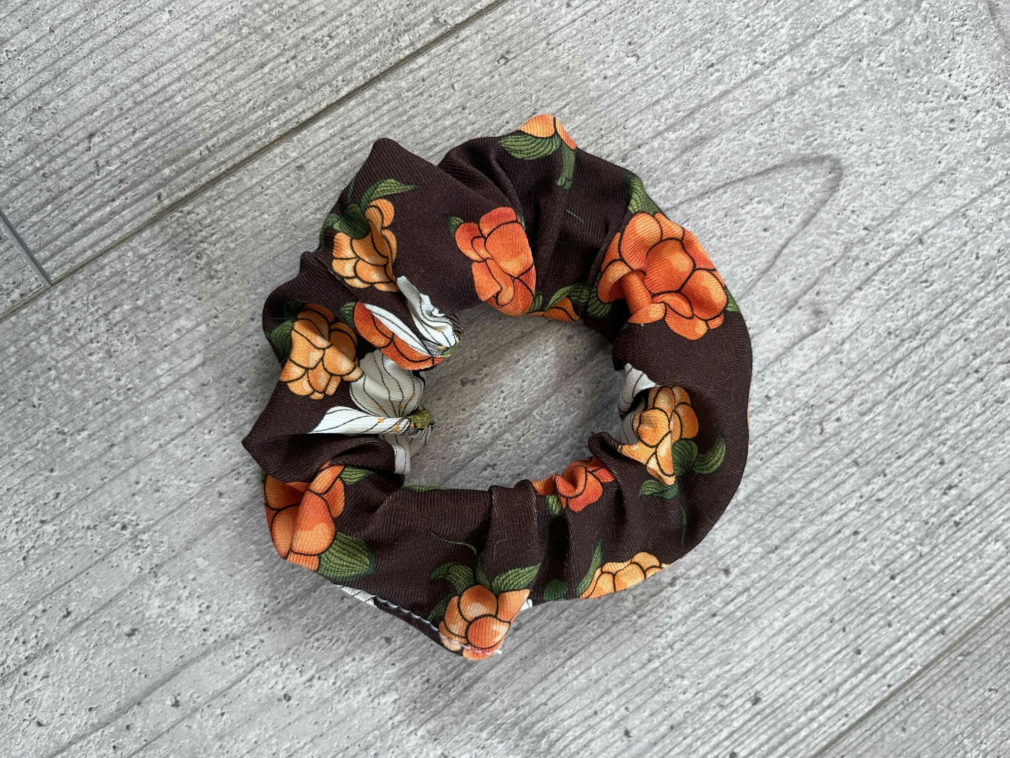 SCRUNCHIE, HJORTRON (brun)