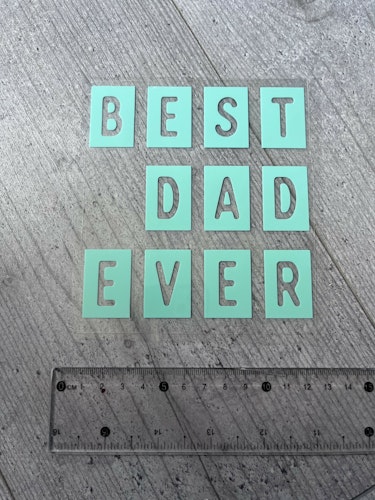 TEXTILTRYCK, BEST DAD EVER