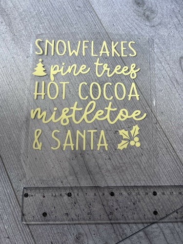 TEXTILTRYCK, SNOWFLAKES