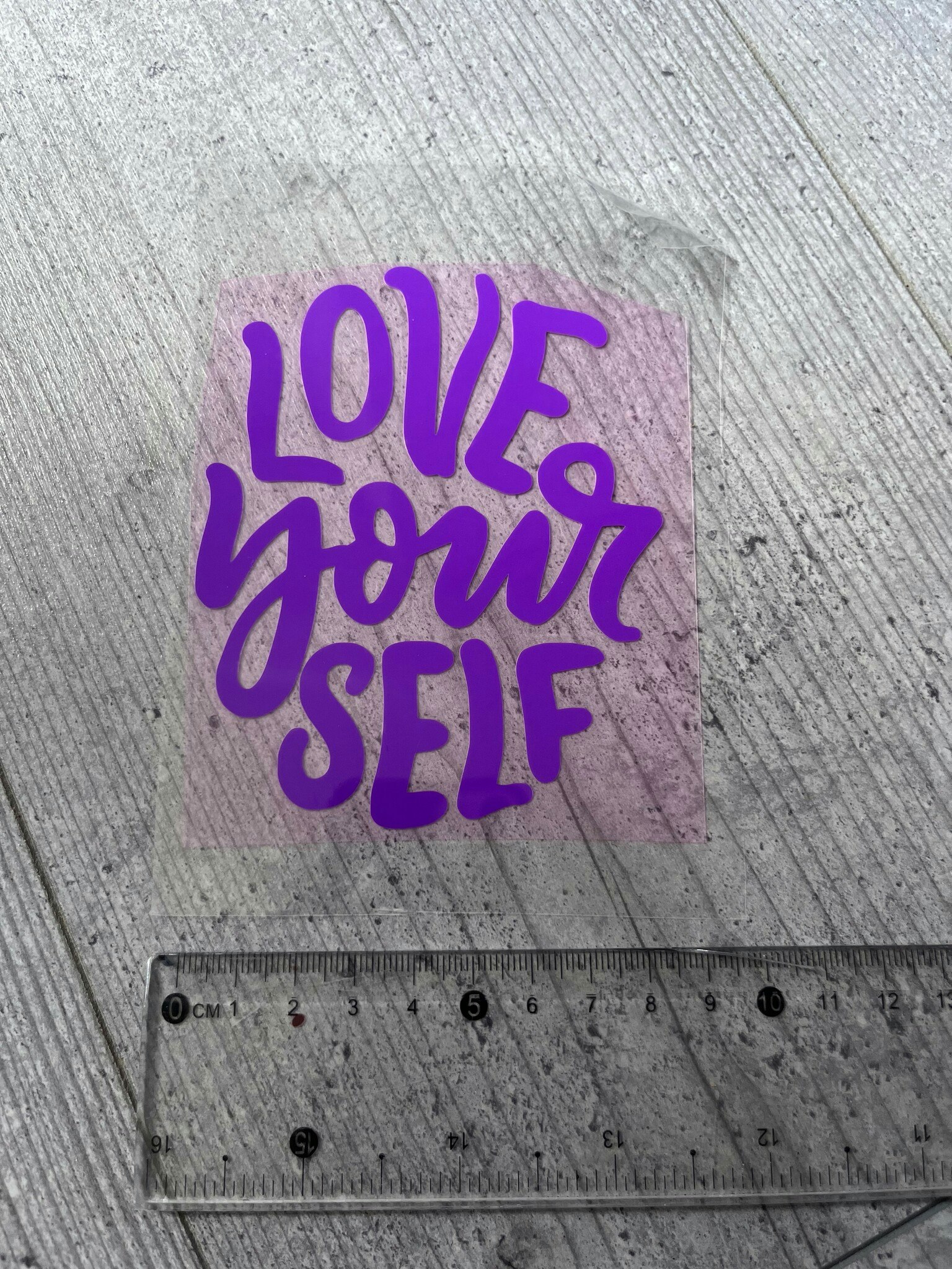 TEXTILTRYCK, LOVE YOURSELF
