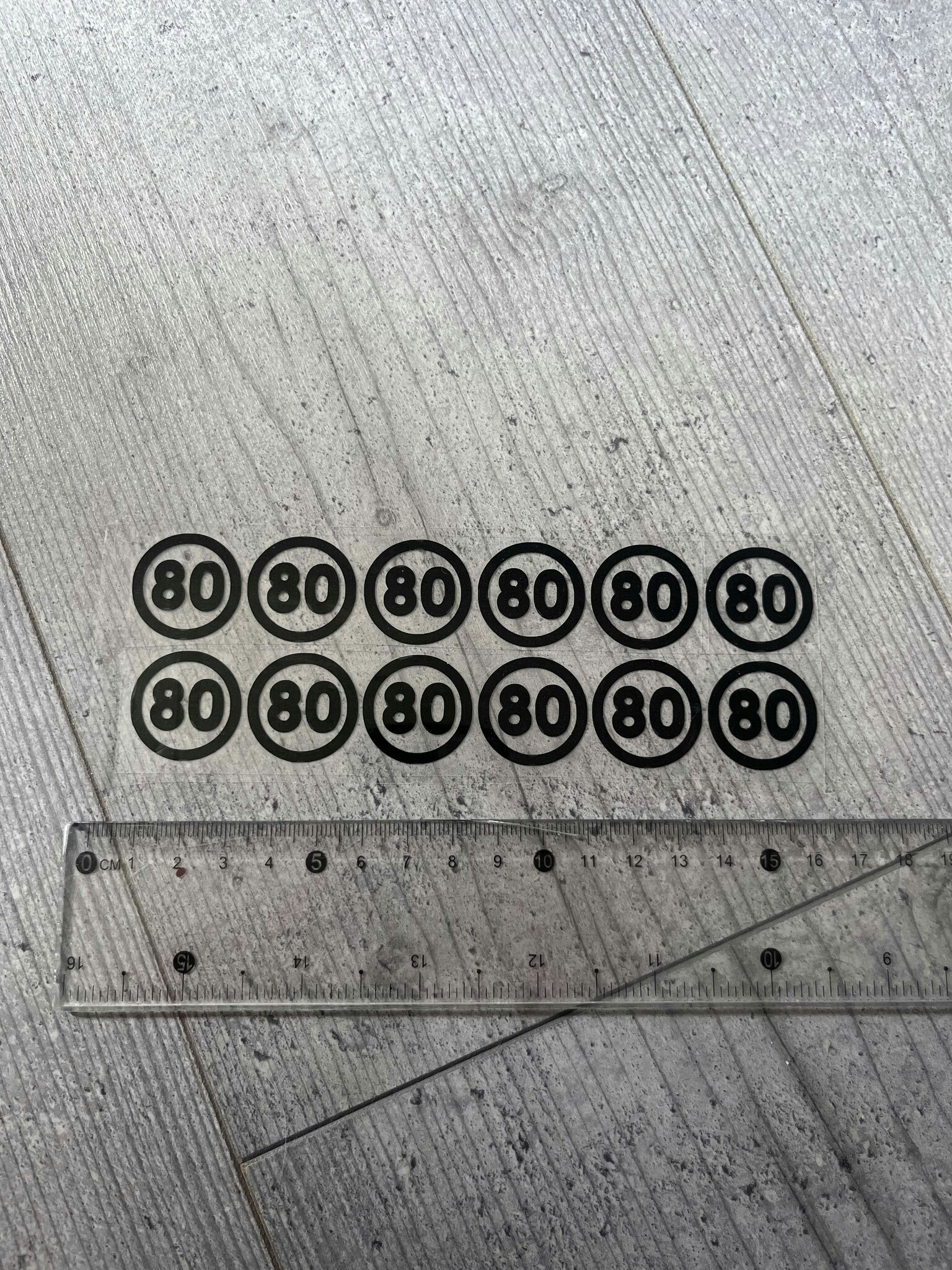 TEXTILTRYCK, STORLEK 80