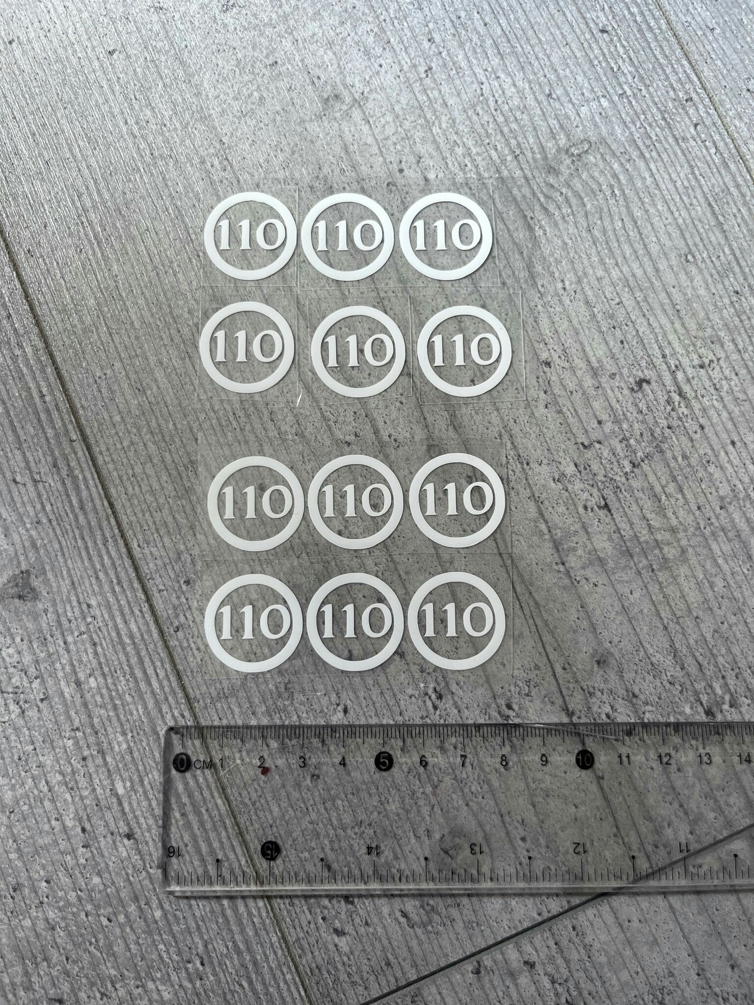 TEXTILTRYCK, STORLEK 110