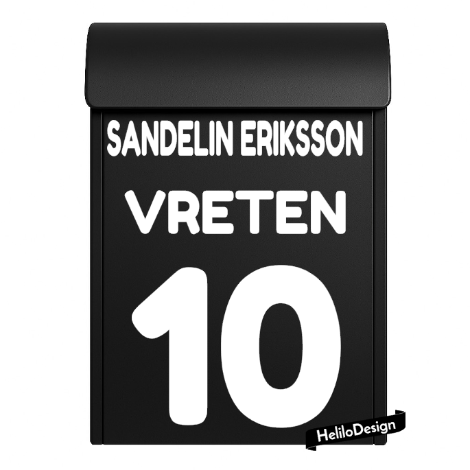 DEKAL TILL BREVLÅDA, VARDAGLIG (30x25cm)
