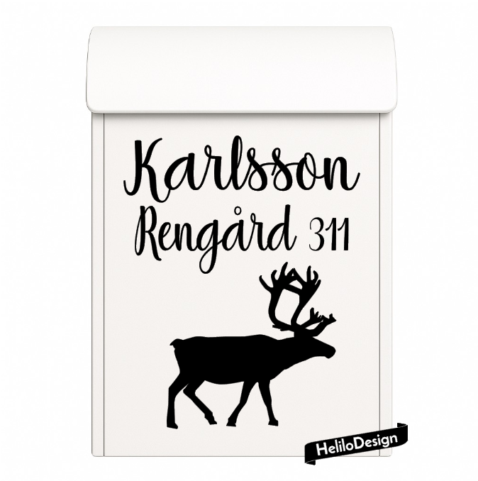 DEKAL TILL BREVLÅDA, REN (20x25cm)