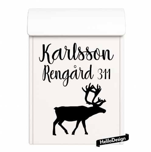 DEKAL TILL BREVLÅDA, REN (20x25cm)
