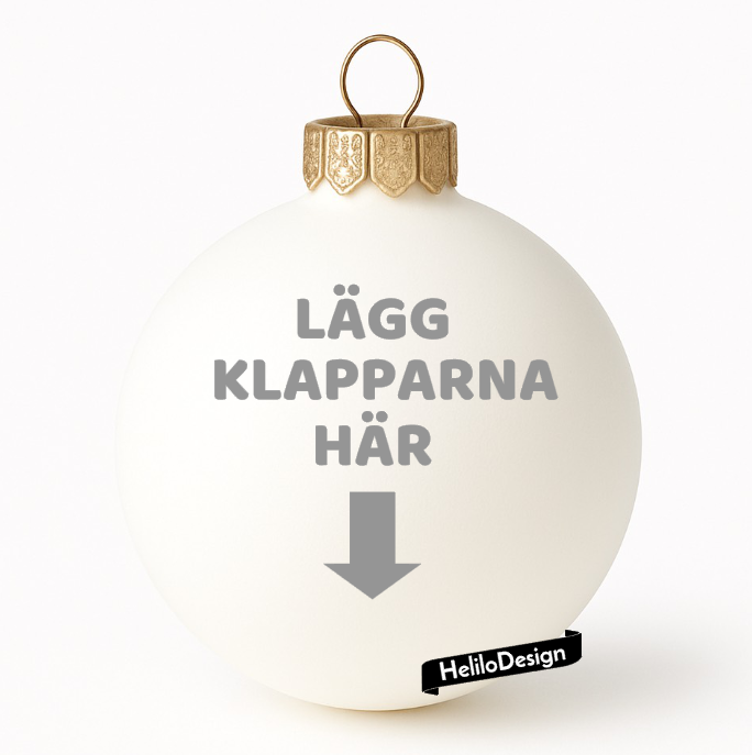 DEKAL TILL JULKULA, LÄGG KLAPPARNA HÄR