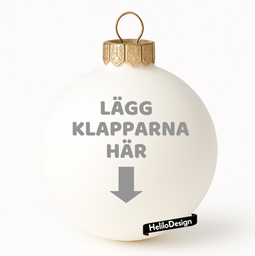 DEKAL TILL JULKULA, LÄGG KLAPPARNA HÄR