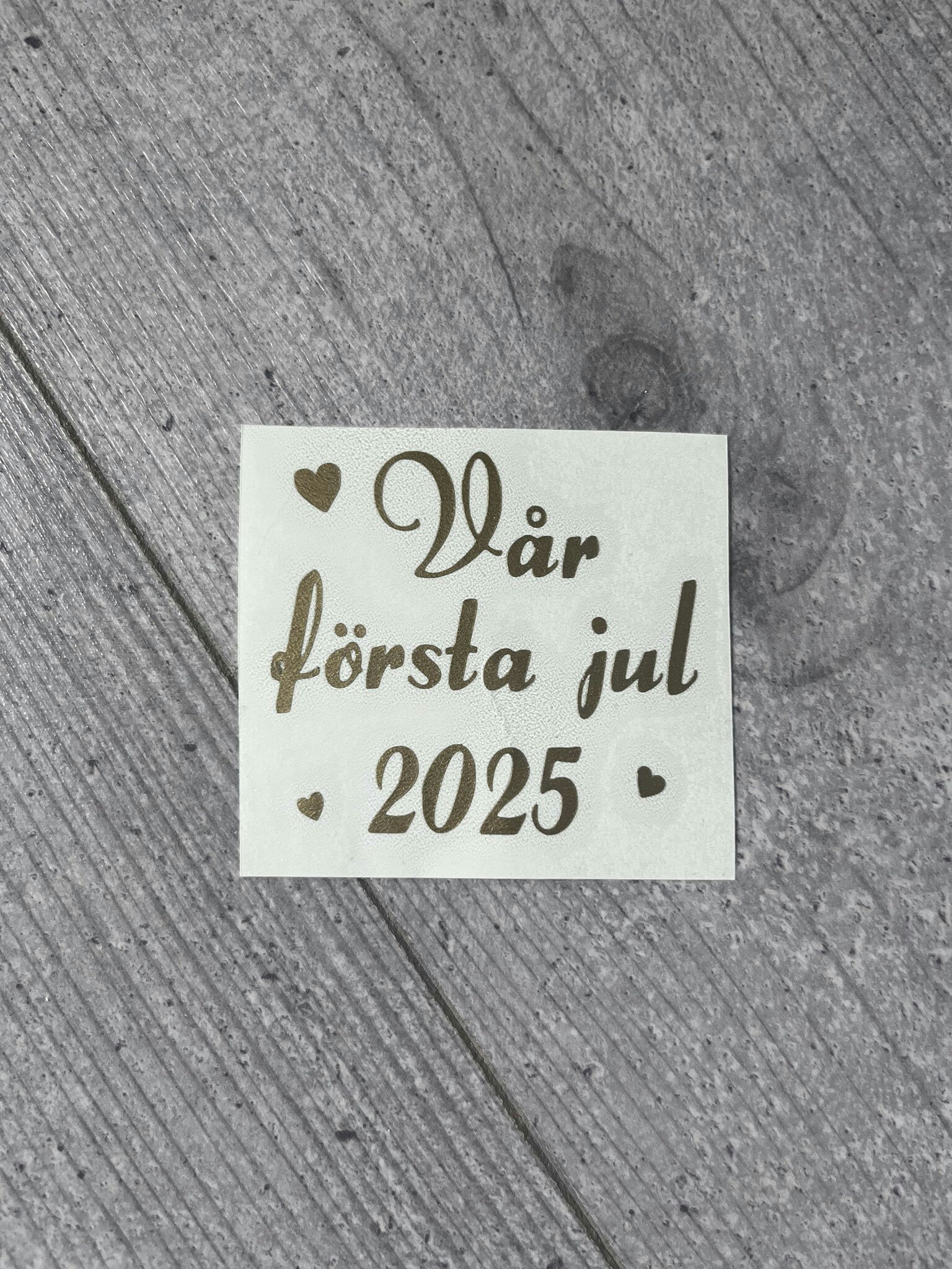 OUTLET, DEKAL (Vår första jul)