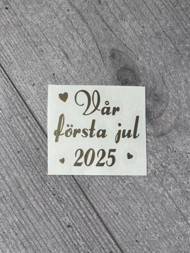 OUTLET, DEKAL (Vår första jul)