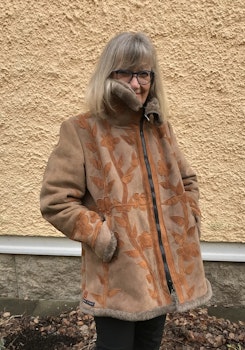 Pälsjacka. Re-Make. Pälsmocka. Storl.L