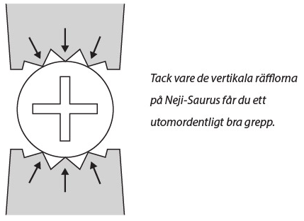NEJI-SAURUS XL SKRUVTÅNG