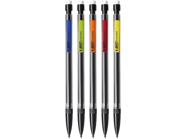 Stiftpenna BIC Matic 0,7mm sort. färger, 12 st/fp