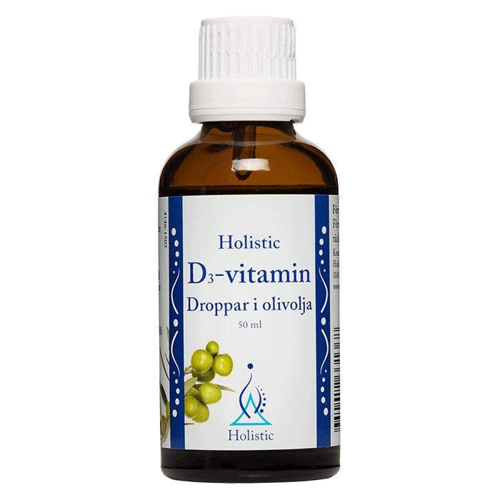 Holistic D3-vitamin droppar, 50 ml