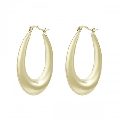 Bud To Rose Earring Arc Long Gold