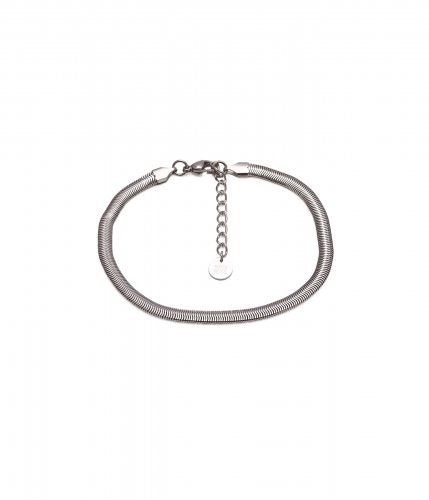 Bud To Rose Ankle Chain Steel