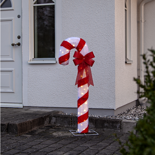 Utomhusdekoration Candycane 120 cm