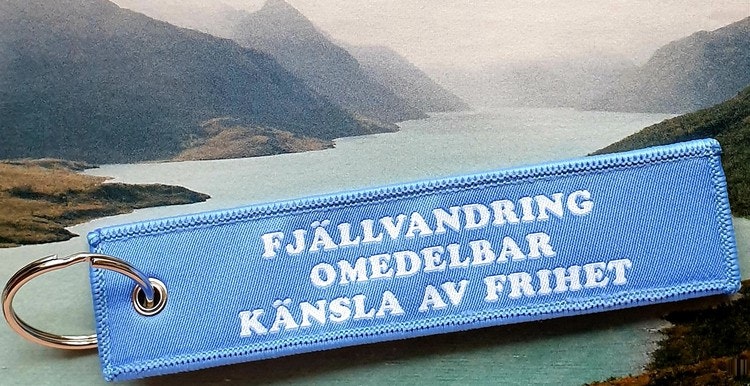 Nyckelring/tag Fjällvandring