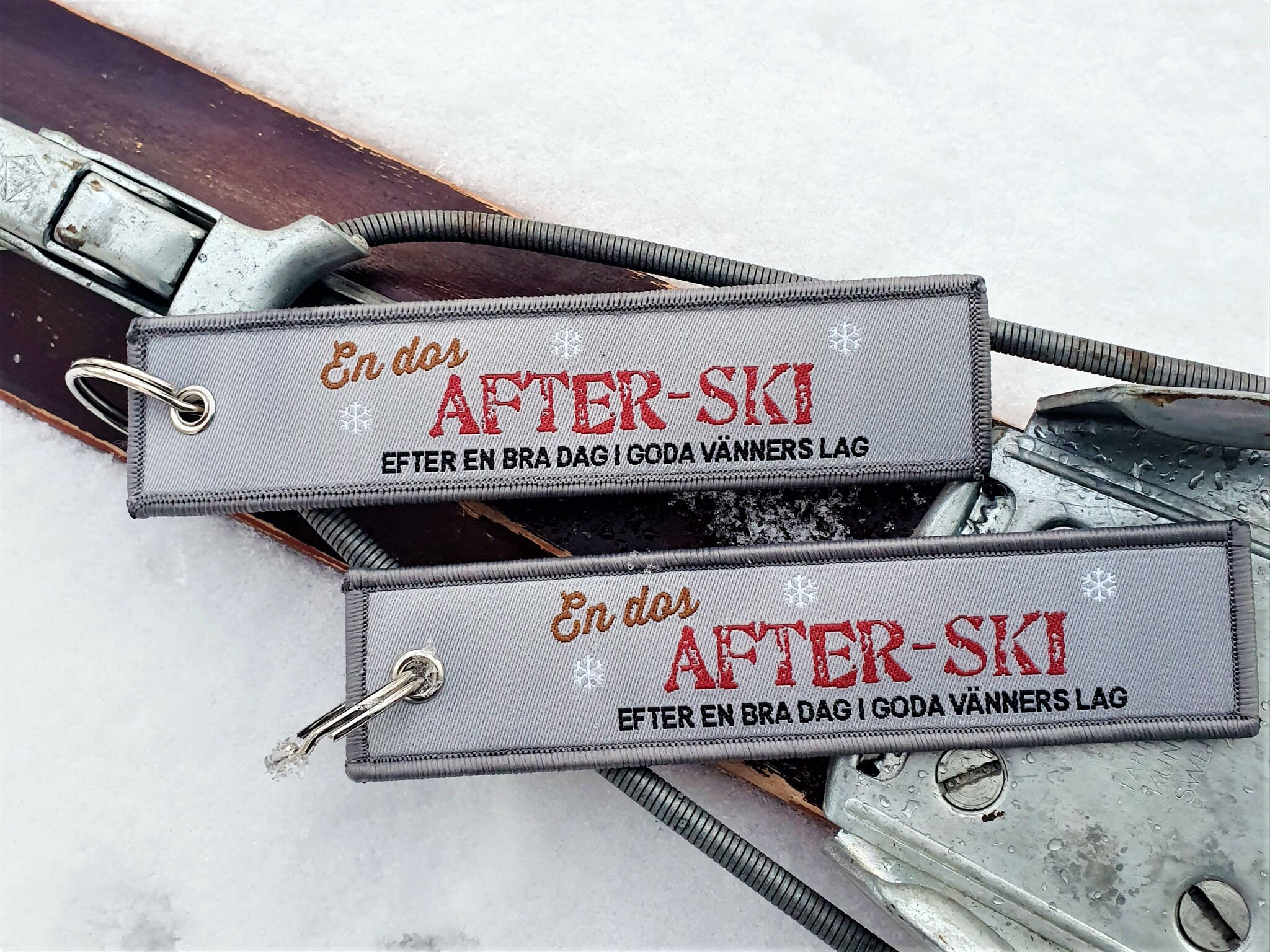 After ski Tag/nyckelring