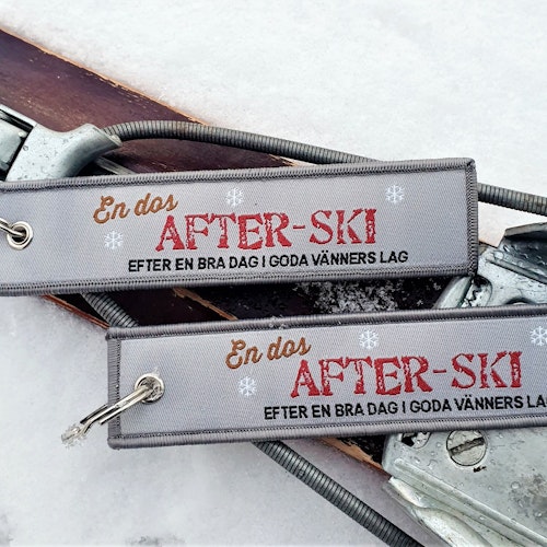 After ski Tag/nyckelring