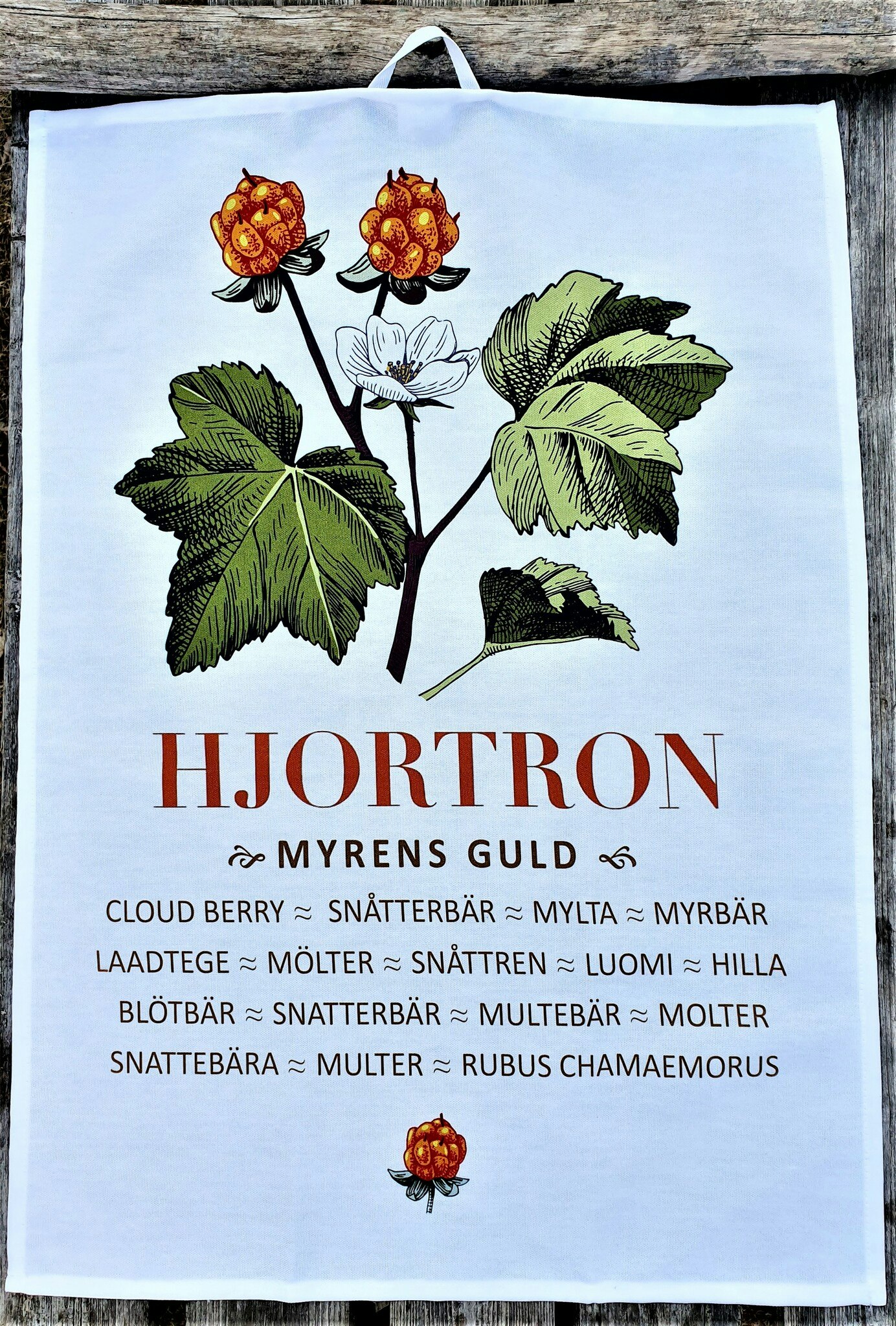 Kökshandduk  Hjortron