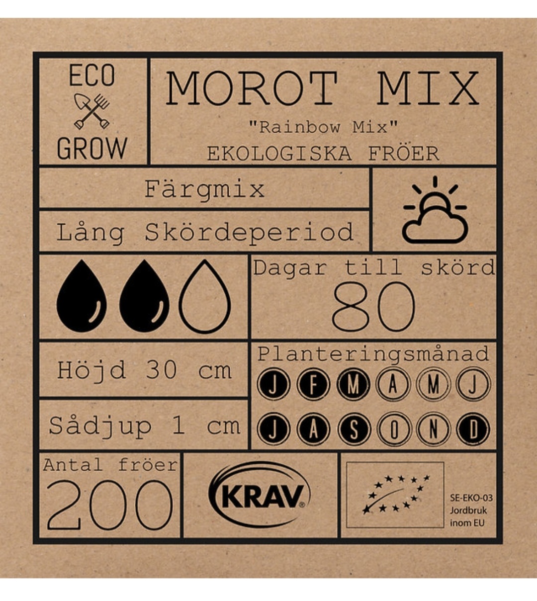 Morot Mix Rainbow Mix KRAV
