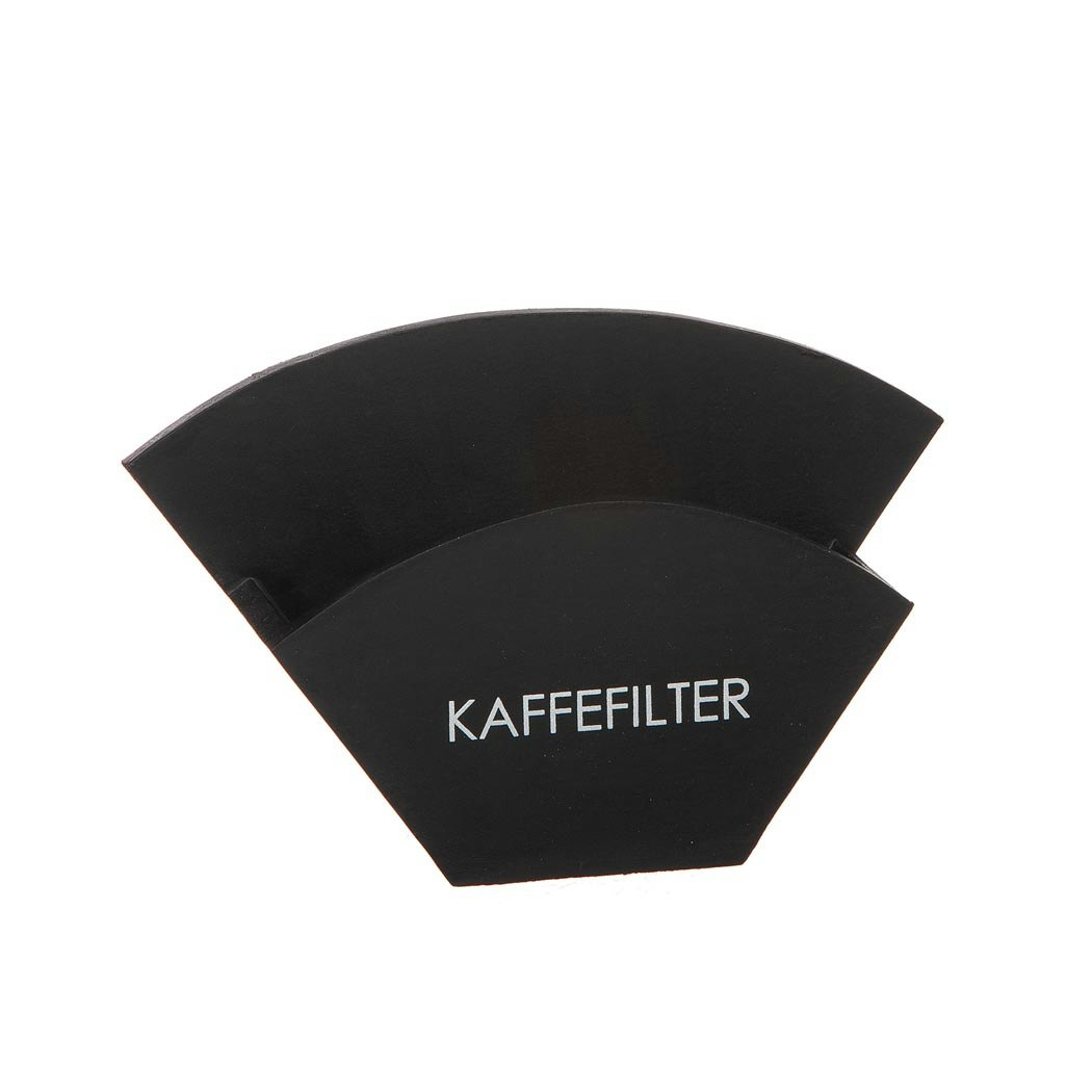 Kaffefilterhållare svart trä