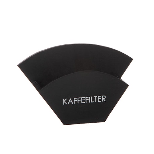 Kaffefilterhållare svart trä